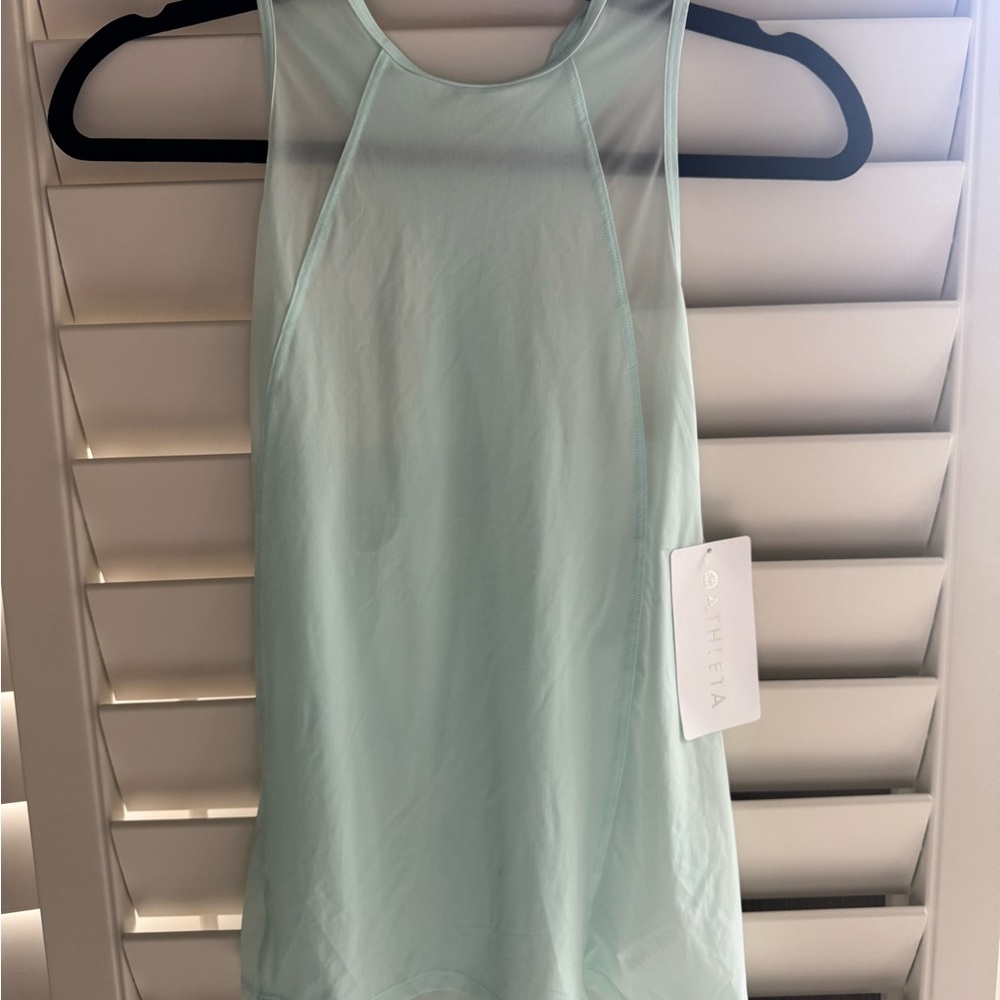 NEW Athleta Yoga Mint Green Tank Top